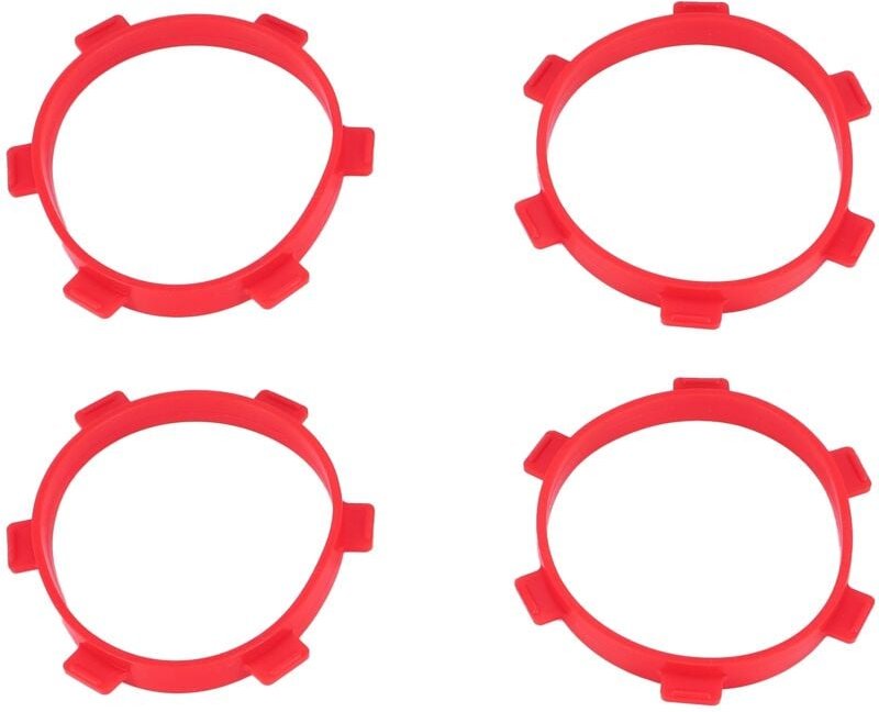 4 Stuecke Gummi Reifen KlebebäNder Durchmesser 85Mm für rc Teile 1/8 1/10 Short Course Truck ZubehöR Werkzeuge Rot