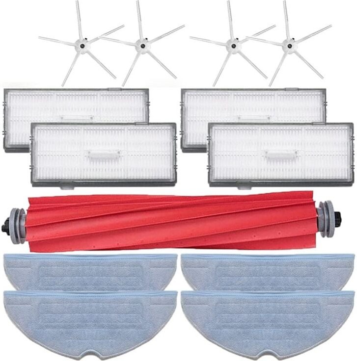 Ersatz-Hauptbürsten-Seitenbürsten-Hepa-Filter, kompatibel mit Xiaomi Roborock S7 T7S plus Staubsaugerzubehör