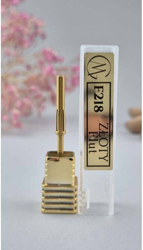 F218 - GOLD Flöte MINI LANG Dorn 06