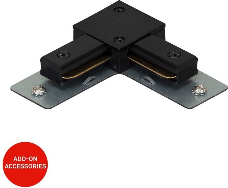 Briloner Rail Schienensystem, Zubehör, Erweiterungskomponente, Schwarz, 8,6 cm