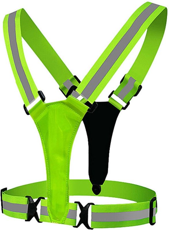 LED Safety USB Wiederaufladbar, Laufweste mit Sicherheitsindikator und Reflektorgürtel, Laufweste mit 3 Leuchtmodi und 3...