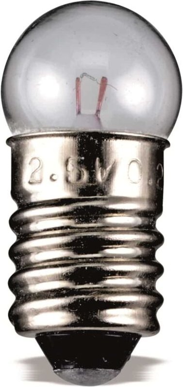 Goobay - Taschenlampenbirne, 9577, G11 Kugel, E10, 4,5 v, 1.14 w