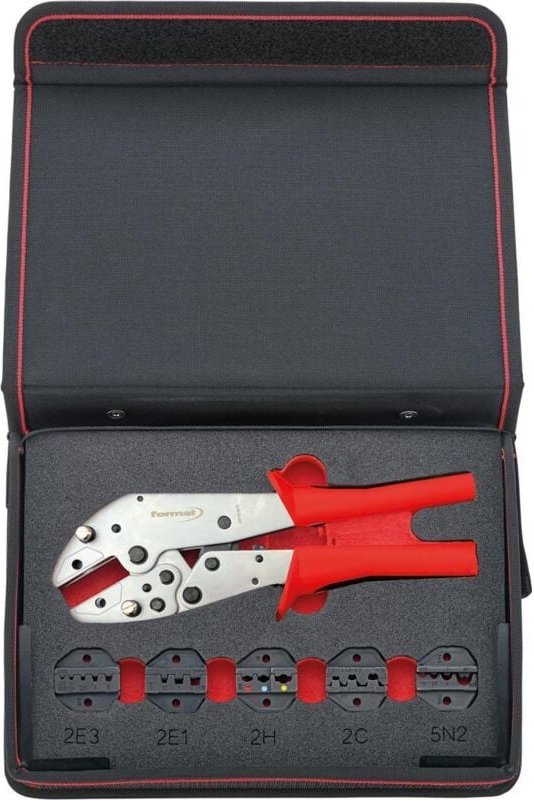 Crimpwerkzeug-Set mit Wechseleinsätze, 5-teilig - Format