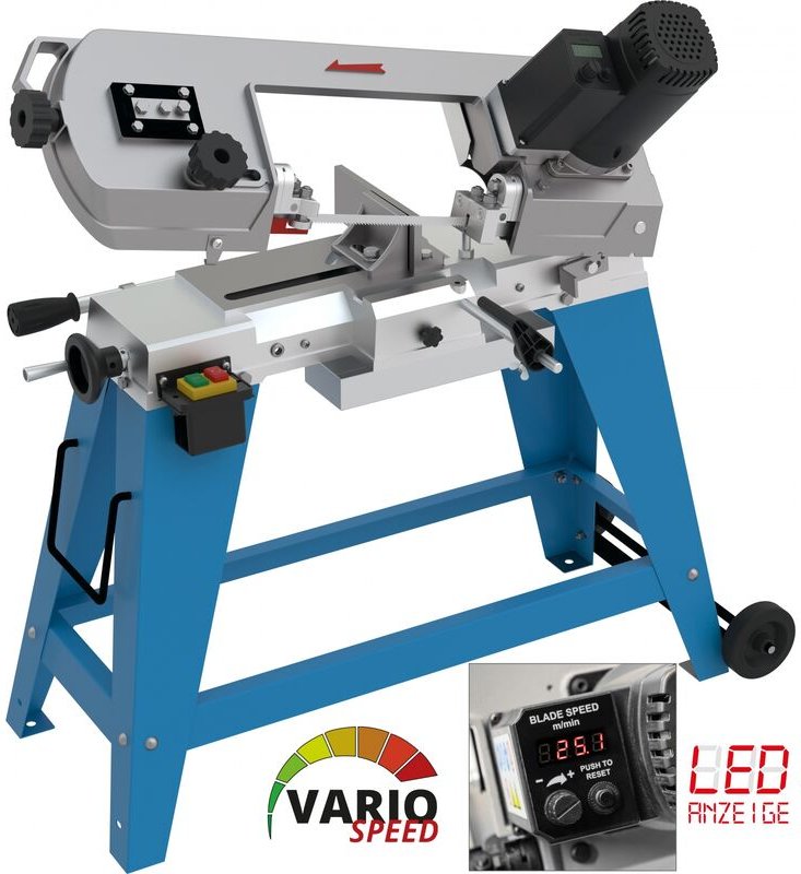 Güde - Metallbandsäge mbsd 116 Eisensäge elektrisch 230V 550W mit Untergestell