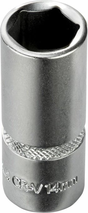 Stecknuss Sechskant 14mm 6 Kant 1/4' lang (cr-v)