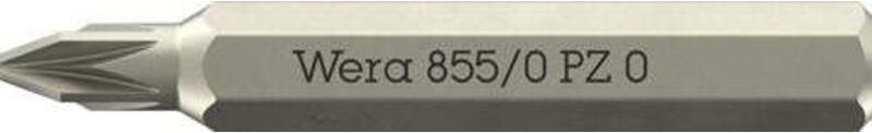 855 Micro 05058140001 Kreuzschlitz-Bit pz 0 1 St. - Wera