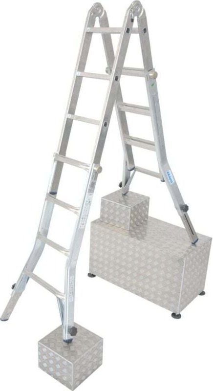 Aluminium-Teleskopleiter stabilo 5 m Teleskopleiter - Krause