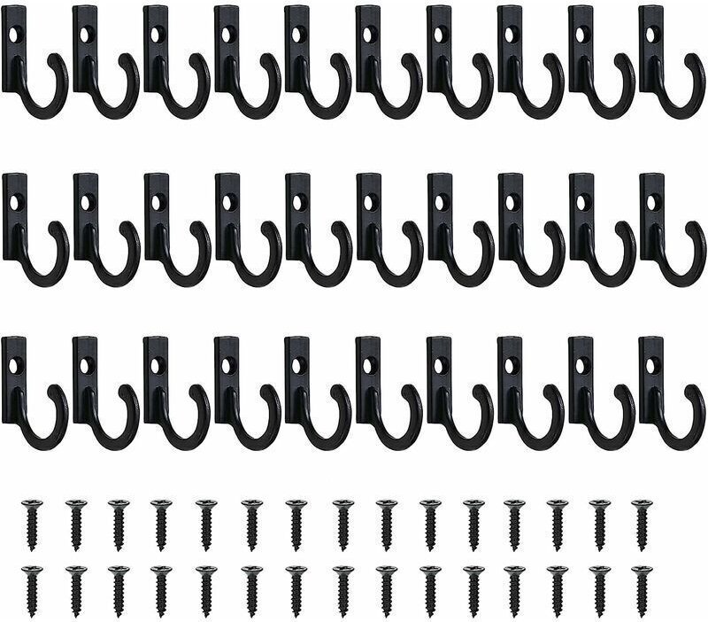 Kleine Vintage-Haken zur Wandmontage für Schlüsselhalter, Schmuckhaken, Schlüsselhaken für Kleiderhaken, Garderobenhaken...