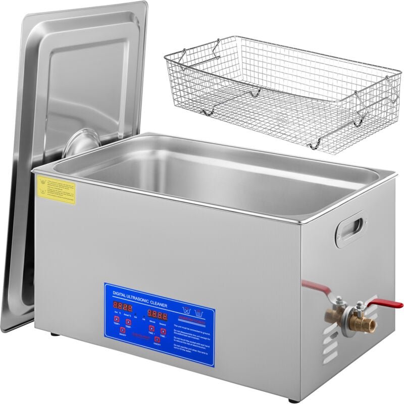 JPS-80A Ultraschallreiniger 22L Reiniger Ultraschall Ultrasonic Cleaner Ultraschallreinigungsgerät Edelstahl mit Digital...
