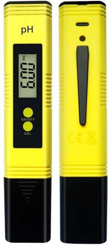 Digitales pH-Messgerät, professioneller pH-Stift, hohe Präzision 0,01 pH, Messbereich 0-14 pH, ideales pH-Messgerät für ...