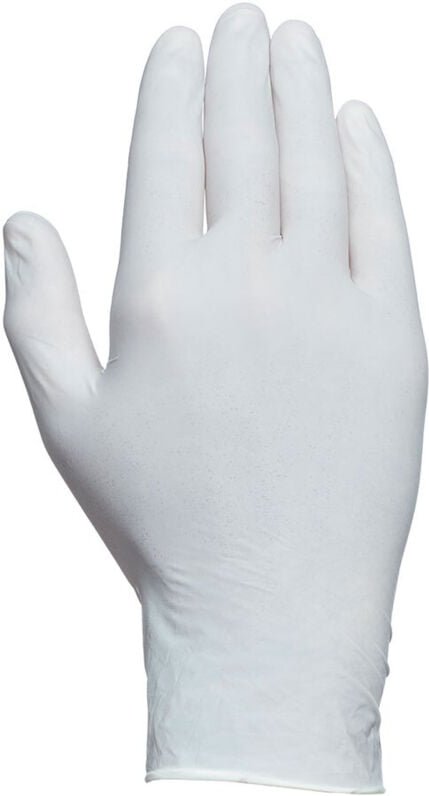 Juba - Schachtel mit 100 Einweg-Latexhandschuhen mit Puder Größe 10