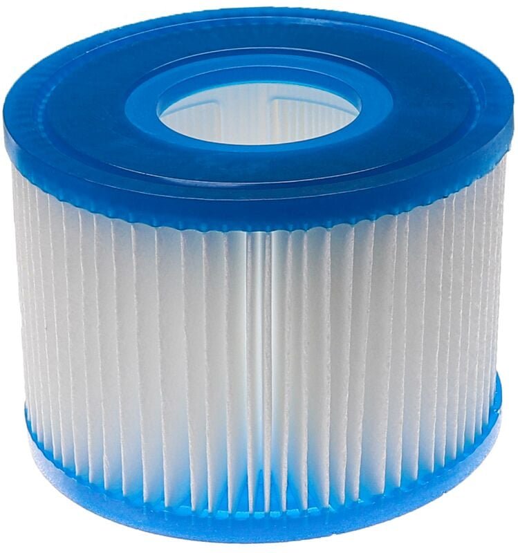 Filterkartusche Typ S1 kompatibel mit Intex PureSpa 28423E, 28443E, 28453E Pool - Ersatzfilter, Blau, Weiß - Vhbw