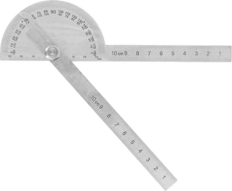 Winkelmesser-Lineal, verstellbarer Winkelmesser, 2-in-1-Lineal aus Edelstahl für die Holzbearbeitung, mit präziser eingr...