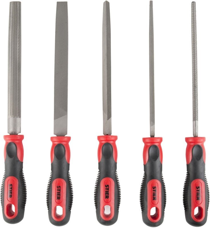 Werkstattfeilen-Satz 200 mm H2 5-teilig - Stier