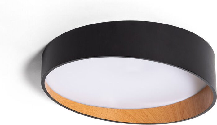 Led Deckenleuchte 28W Rund Ø400 mm cct Auswählbar Liam Schwarz