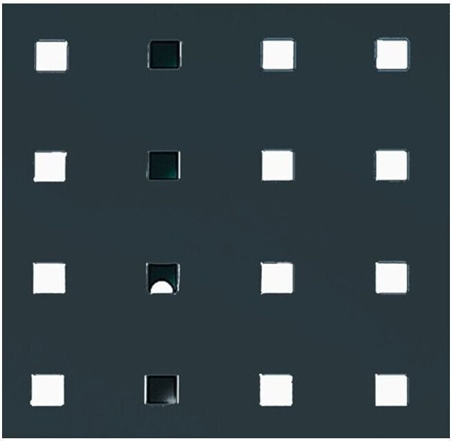 Lochplatte 457 x 991 mm enzianblau - 14025117.11 - Bott