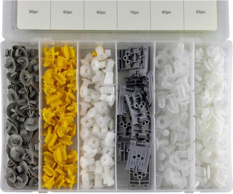 Renault 300 stück clip case aus kunststoff JBM 52897