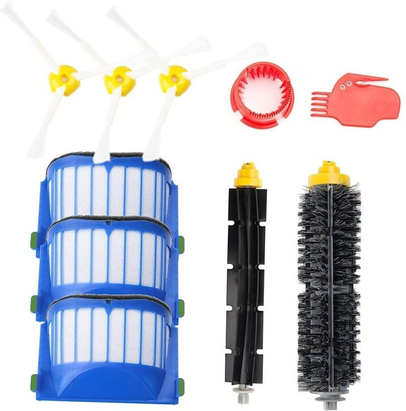 Zubehör für iRobot Roomba 600 Serie Wartungsset mit Bürsten und Filtern für, Nachfüllset für Roomba 600 Serie 605 610 61...