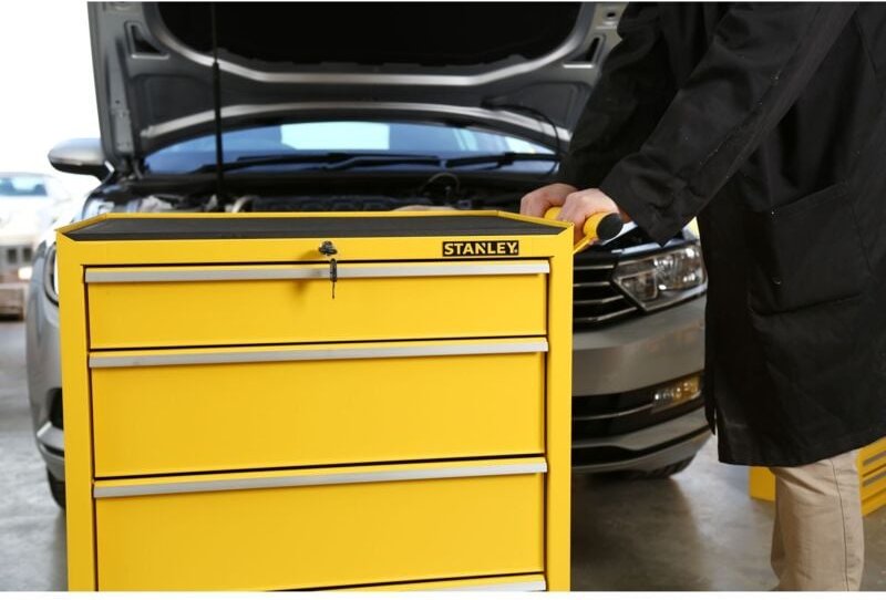 Stanley - Zubehör - Werkstattwagen, 4 Schubladen STMT1-75063