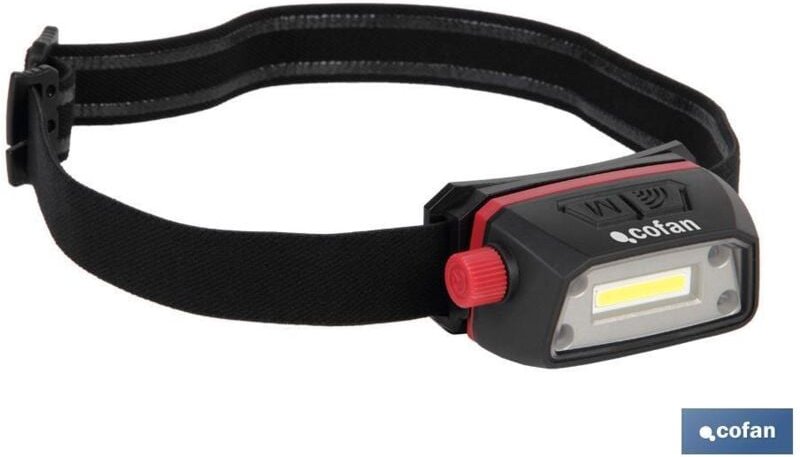 Cob-LED-Kopf-Taschenlampe, 5 w, 6500 k, usb