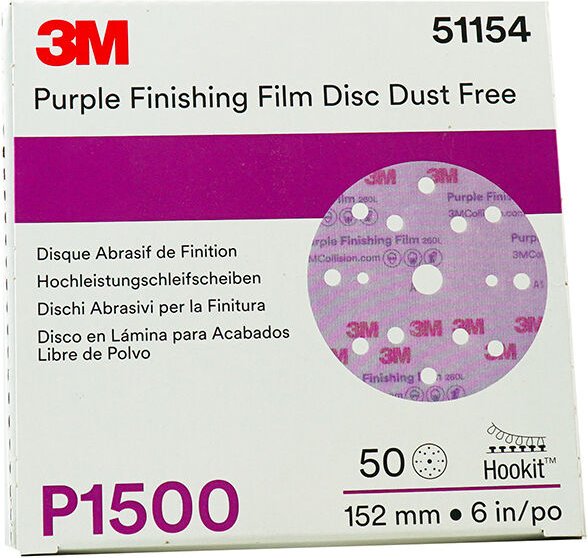 3M 51154 Abrasivscheiben 260L P1500 15FORI PIECES 50