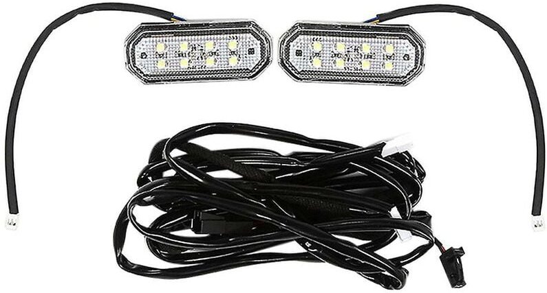 Woosien - 2 Stück Auto-LED-Fußlicht, Umgebungslicht, dekoratives Licht, spezielle Lampe, weiß für y