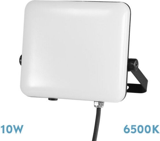 Flutlicht 10w 6500k weiß/schwarz 900lm 90º ip65 8,2x9,5x3,5 cm
