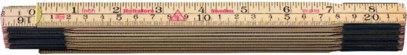 Hultafors Gliedermaßstab Birke 2mx17mm natur Zoll/mm-Teilung