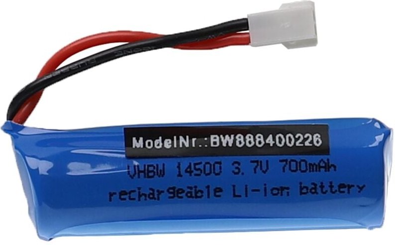 Vhbw - Akku kompatibel mit Skytech H116 Modellbau (700mAh, 3,7V, Li-Ion, 53 x 15 mm)