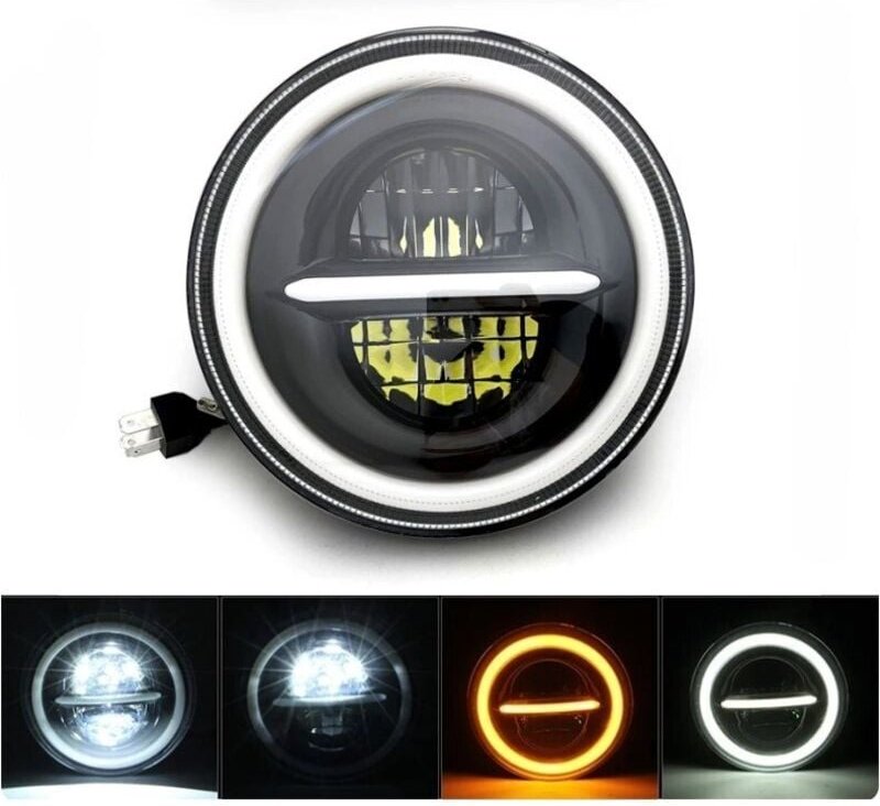 Frontleuchte 7"" Voll-LED Q 1 Stk