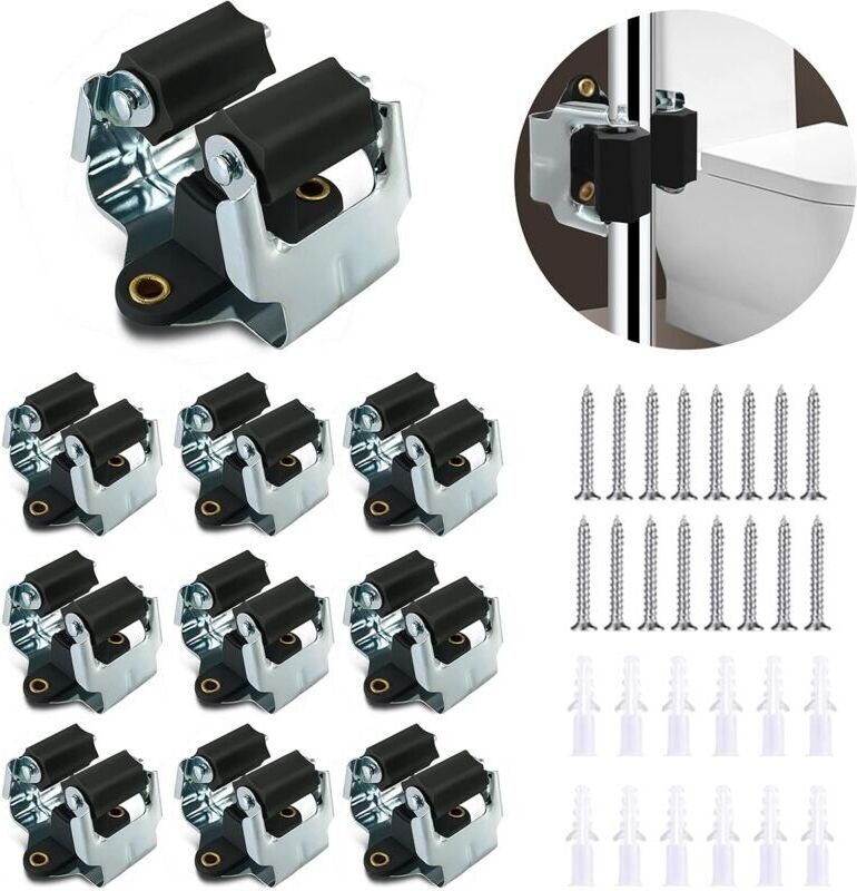 Wandmontierter Besenhalter, 10 Besenhaken, Wandbesenständer für Waschküche, Garten und Garage