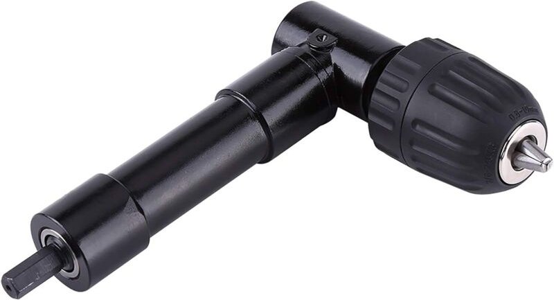 90° rechtwinkliger selbstspannender Bohrfutteradapter für Bohrmaschine, Schraubendreher
