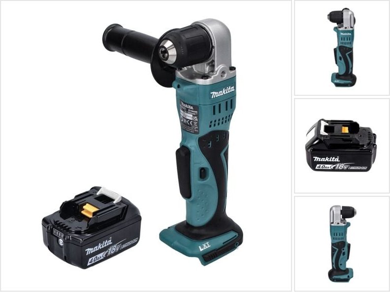 Dda 351 M1 Akku Winkelbohrmaschine 18 v 13,5 Nm + 1x Akku 4,0 Ah - ohne Ladegerät - Makita