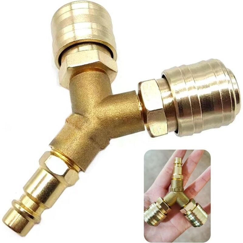 Schnellkupplung für Druckluft, Druckluftanschluss, Kompressoranschluss für Druckluftschlauch, Luftkompressorschlauch, 1/...