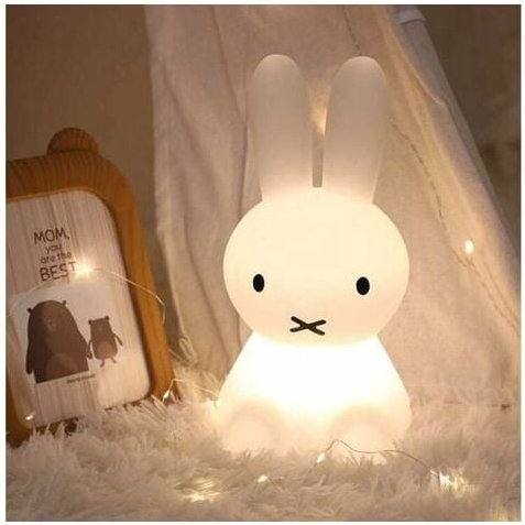 LED-Nachtlicht, Kinder-Leuchtspielzeug, Raumdekoration, Silikon-Kaninchen, buntes Nachtlicht, geeignet für Kindergeschen...