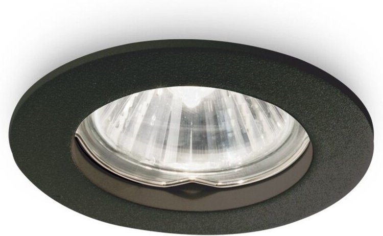 Ideal Lux JAZZ - Inneneinbau-Downlight-Lampe 1 Hellschwarz, GU10