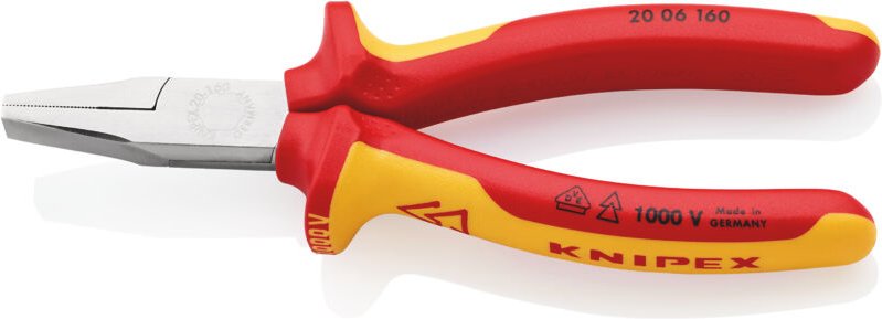 Vde Flachzange 160mm (20 06 160) - Knipex