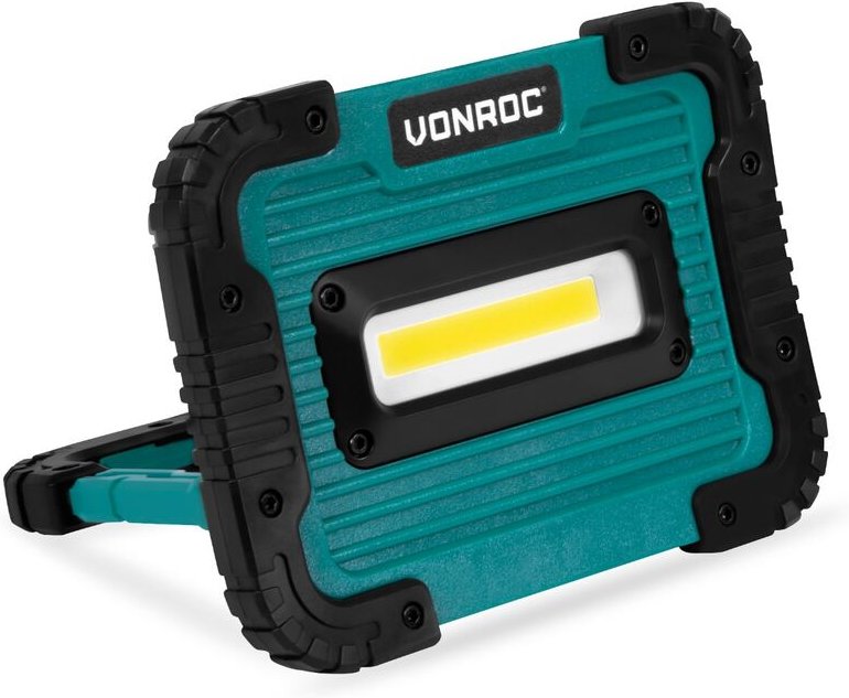 Wiederaufladbare Arbeitsleuchte / Baulampe 4V - 10W - 1000 Lumen - Dimmbar in 2 Stufen - Inkl. USB-Ladekabel