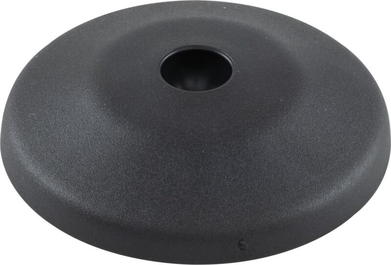 Teller ø 80mm für Gelenkstellfuß Kugel 15 - Teller für Stellfuß - Maschinenfuß Tragkraft 500kg, Kunststoff pa glaskugelv...