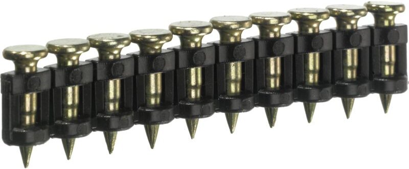 Standardnagel Stahl und Beton - 2.7 x 19 mm - Packung mit 1000 Stück + 1 Gaskartusche Senco SCP2719-FC