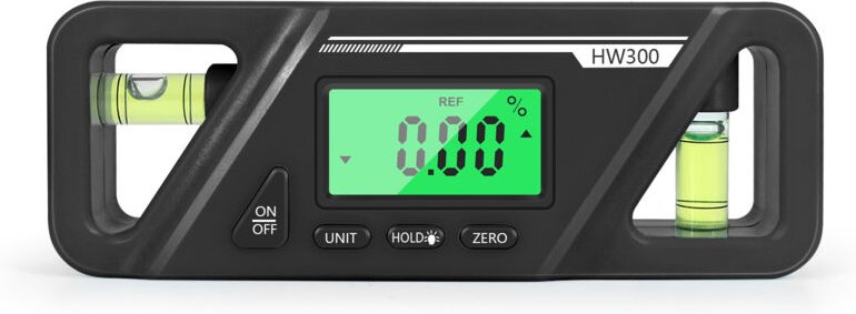 Kompakter digitaler Neigungsmesser, Digitaler Neigungsmesser, Winkelmesser, Messgerät, Wasserwaage, Magnet, Datenhaltefu...