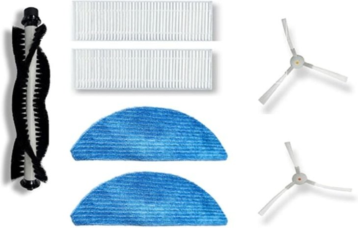 Für Roboter-Staubsauger ABIR Wichtigsten Seite Brus HEPA-Filter Mopp Tuch