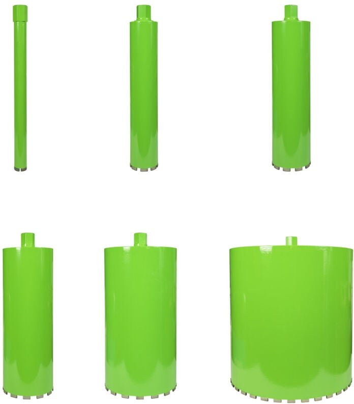 Eibenstock Diamant-Nass-Bohrkrone 1¼", Ø 61 mm, 450 mm Nutzlänge, 6 Segmente