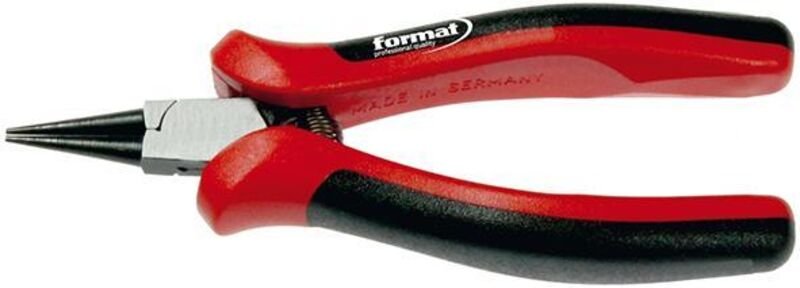 Elektronik-Rundzange 130mm spitz-rund - Format