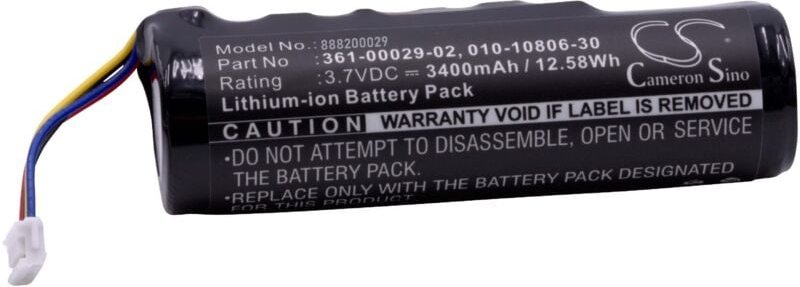 Vhbw - Akku kompatibel mit Garmin TT10, TT15, TT15X Hundehalsband Hunde-Trainer (3400 mAh, 3,7 v, Li-Ion)