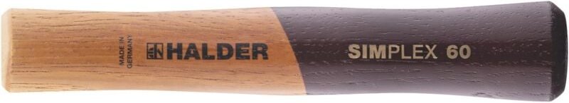 Simplex Ersatzstiel aus Holz Kopf 60mm Stiel 207mm extra kurz - Halder
