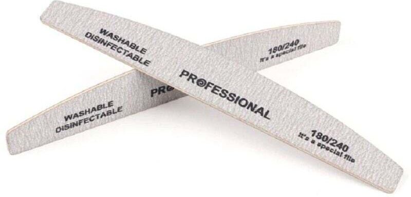 Naturnagelfeile, Set mit 10 professionellen Nagelfeilen, Maniküre-Werkzeugset