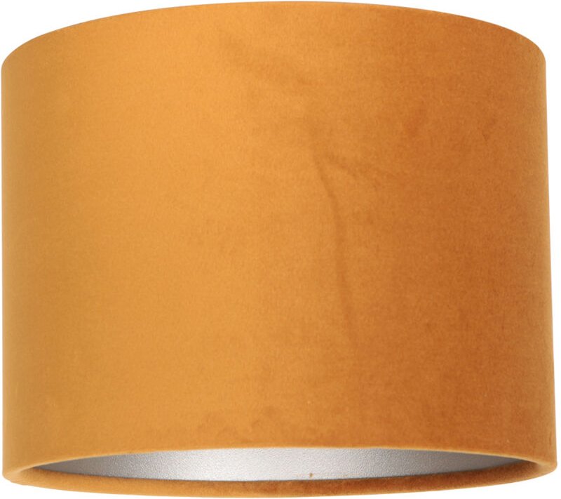 Lampenschirm - Shade - gold - veloursstoff - ø 20cm - Steinhauer