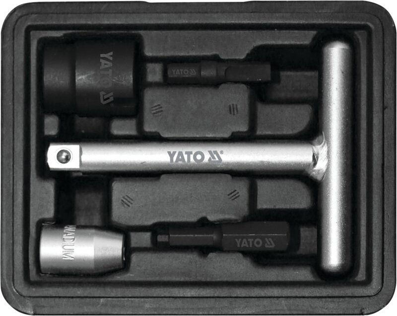 Jeu de 5 clés pour bouchons de vidange d'huile en plastique 3/8" pour VAG, BMW, PSA