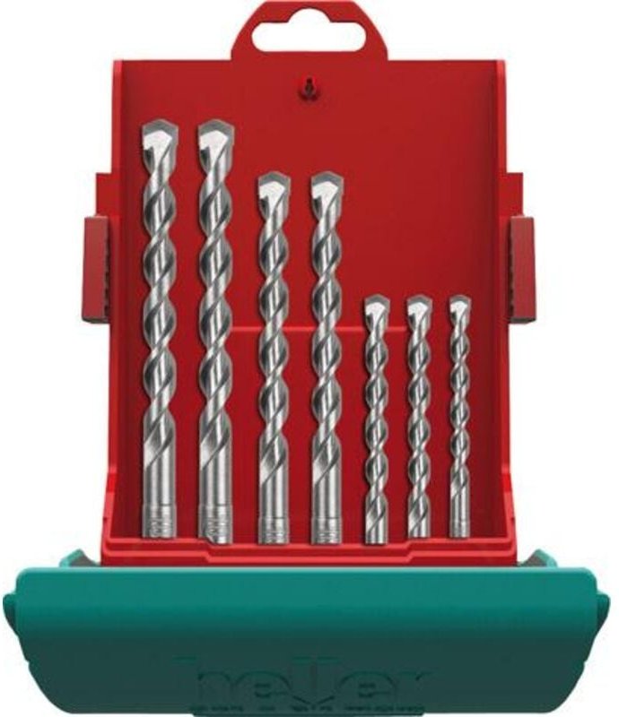 SDS-plus-Bohrer-Satz Bionic 7-teilig - Heller